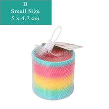 Load image into Gallery viewer, Children Early Development Rainbow Magic Bounce Plastic Coil Folding Toys freeshipping - Tyche Ace