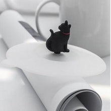 Load image into Gallery viewer, Contemporary Black Cat Shape Image Glass Coffee Mug freeshipping - Tyche Ace