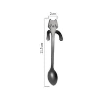 Load image into Gallery viewer, Contemporary Black Cat Shape Image Glass Coffee Mug freeshipping - Tyche Ace