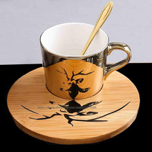 Load image into Gallery viewer, Creative Magical Animal Image Mirror Reflection Cup And Saucer freeshipping - Tyche Ace