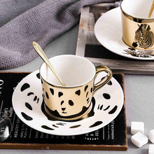 Load image into Gallery viewer, Creative Magical Animal Image Mirror Reflection Cup And Saucer freeshipping - Tyche Ace