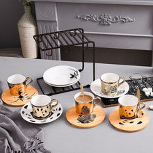 Load image into Gallery viewer, Creative Magical Animal Image Mirror Reflection Cup And Saucer freeshipping - Tyche Ace