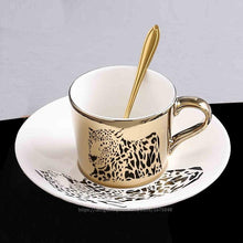 Load image into Gallery viewer, Creative Magical Animal Image Mirror Reflection Cup And Saucer freeshipping - Tyche Ace