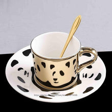 Load image into Gallery viewer, Creative Magical Animal Image Mirror Reflection Cup And Saucer freeshipping - Tyche Ace