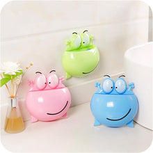 Load image into Gallery viewer, Cute Frogs Wall Suction Bathroom Accessories Toothbrush Toothpaste Holders freeshipping - Tyche Ace