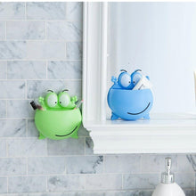 Load image into Gallery viewer, Cute Frogs Wall Suction Bathroom Accessories Toothbrush Toothpaste Holders freeshipping - Tyche Ace