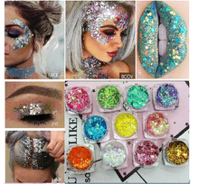 Load image into Gallery viewer, Diamond Sequins Long Lasting Shimmer Glitter Mermaid Sequins Eyeshadow freeshipping - Tyche Ace