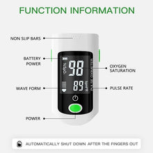Load image into Gallery viewer, Digital Finger Pulse Oximeter Blood Oxygen Saturation Heart Rate Monitor freeshipping - Tyche Ace