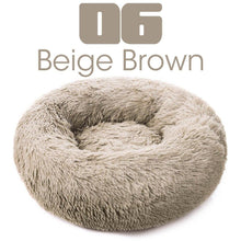 Load image into Gallery viewer, Dog Cat Super Soft Round Velvet Washable Long Plush  Best Pet Dog Bed freeshipping - Tyche Ace