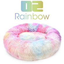 Load image into Gallery viewer, Dog Cat Super Soft Round Velvet Washable Long Plush  Best Pet Dog Bed freeshipping - Tyche Ace