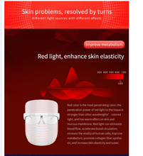 Load image into Gallery viewer, Facial Beauty 7 LED Colour Photodynamic Therapy Skin Care Home Use Masks freeshipping - Tyche Ace