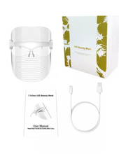 Load image into Gallery viewer, Facial Beauty 7 LED Colour Photodynamic Therapy Skin Care Home Use Masks freeshipping - Tyche Ace