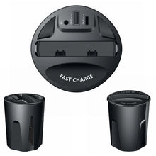 Load image into Gallery viewer, Fast Wireless Car Charger for iPhone and Cup Holder freeshipping - Tyche Ace