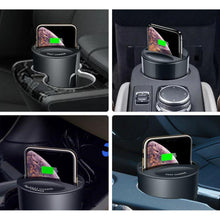 Load image into Gallery viewer, Fast Wireless Car Charger for iPhone and Cup Holder freeshipping - Tyche Ace