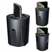 Load image into Gallery viewer, Fast Wireless Car Charger for iPhone and Cup Holder freeshipping - Tyche Ace