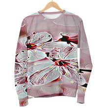 Load image into Gallery viewer, Floral Embosses: Pictorial Cherry Blossoms 01-03 Women's Sweater freeshipping - Tyche Ace