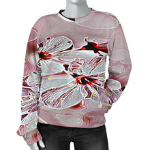 Load image into Gallery viewer, Floral Embosses: Pictorial Cherry Blossoms 01-03 Women's Sweater freeshipping - Tyche Ace