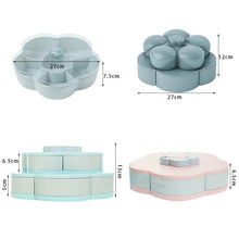 Load image into Gallery viewer, Flower Petal Shape Rotating Snack Nut Fruit Food Storage Organiser freeshipping - Tyche Ace