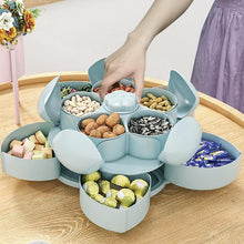Load image into Gallery viewer, Flower Petal Shape Rotating Snack Nut Fruit Food Storage Organiser freeshipping - Tyche Ace