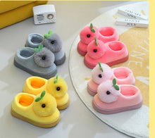 Load image into Gallery viewer, Unisex Cotton Indoor Non-Slip Warm Cute Slippers For Kids