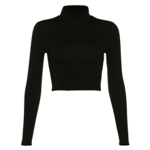 Load image into Gallery viewer, Sexy Backless Cotton Hollow Out Bandage Long Sleeve Knitted Top