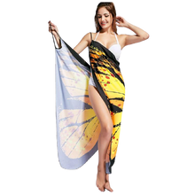 Load image into Gallery viewer, Summer Butterfly Print  Wrap Robe freeshipping - Tyche Ace