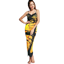 Load image into Gallery viewer, Summer Butterfly Print  Wrap Robe freeshipping - Tyche Ace