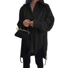 Load image into Gallery viewer, Women Asymmetrical Casual Long Sleeve Oversize Shirt - Tyche Ace