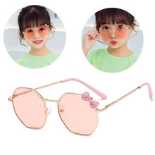 Load image into Gallery viewer, Girls Bow Metal Frame Anti Blue Light Sunglasses freeshipping - Tyche Ace