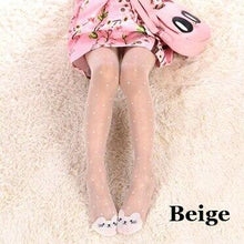 Load image into Gallery viewer, Girls Cute Cat Cartoon Character Sheer Thin Stockings freeshipping - Tyche Ace
