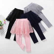 Load image into Gallery viewer, Girls Princess Lace Leggings Skirt Pants freeshipping - Tyche Ace