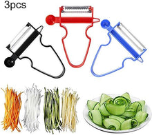Load image into Gallery viewer, Hand held Stainless Steel Portable Spiraliser Vegetable Slicer Peeler freeshipping - Tyche Ace