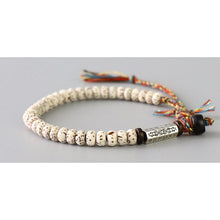 Load image into Gallery viewer, Handmade Tibetan Buddhist Braided Cotton Natural Bodhi Seeds Bracelet freeshipping - Tyche Ace