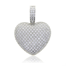 Load image into Gallery viewer, Heart Pendant Choker Cubic Zirconia CZ Stone Heart Charm Necklace freeshipping - Tyche Ace
