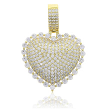 Load image into Gallery viewer, Heart Pendant Choker Cubic Zirconia CZ Stone Heart Charm Necklace freeshipping - Tyche Ace