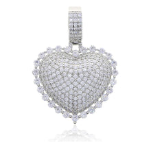 Load image into Gallery viewer, Heart Pendant Choker Cubic Zirconia CZ Stone Heart Charm Necklace freeshipping - Tyche Ace