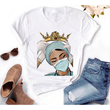 Load image into Gallery viewer, Hero Cropped T Nurse T Shirt female plus size tops freeshipping - Tyche Ace