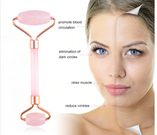 Load image into Gallery viewer, Jade Stone Quartz Natural Crystal Stone Facial Skin Care Massage Set freeshipping - Tyche Ace