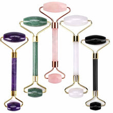 Load image into Gallery viewer, Jade Stone Quartz Natural Crystal Stone Facial Skin Care Massage Set freeshipping - Tyche Ace