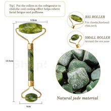 Load image into Gallery viewer, Jade Stone Quartz Natural Crystal Stone Facial Skin Care Massage Set freeshipping - Tyche Ace