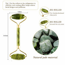 Load image into Gallery viewer, Jade Stone Quartz Natural Crystal Stone Facial Skin Care Massage Set freeshipping - Tyche Ace