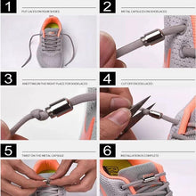 Load image into Gallery viewer, Kids and Adults Quick Lazy No Tie Round Elastic Shoe Laces freeshipping - Tyche Ace