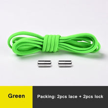 Load image into Gallery viewer, Kids and Adults Quick Lazy No Tie Round Elastic Shoe Laces freeshipping - Tyche Ace