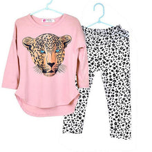 Load image into Gallery viewer, Kids Girls Cartoon Design Cotton Tracksuits freeshipping - Tyche Ace