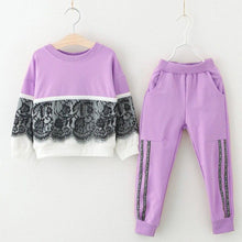 Load image into Gallery viewer, Kids Girls Cartoon Design Cotton Tracksuits freeshipping - Tyche Ace