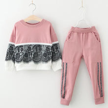 Load image into Gallery viewer, Kids Girls Cartoon Design Cotton Tracksuits freeshipping - Tyche Ace
