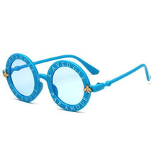 Load image into Gallery viewer, Kids Girls Round Frame Gold bee Summer Sunglasses freeshipping - Tyche Ace