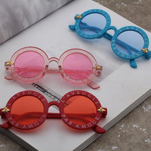 Load image into Gallery viewer, Kids Girls Round Frame Gold bee Summer Sunglasses freeshipping - Tyche Ace