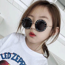 Load image into Gallery viewer, Kids Girls Round Frame Gold bee Summer Sunglasses freeshipping - Tyche Ace