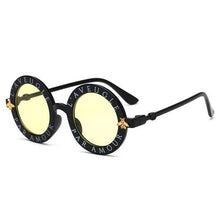 Load image into Gallery viewer, Kids Girls Round Frame Gold bee Summer Sunglasses freeshipping - Tyche Ace